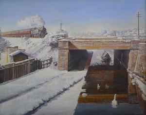 グランドユニオン全体、2008年 作： Kevin Guild of Railway Artist Parrish